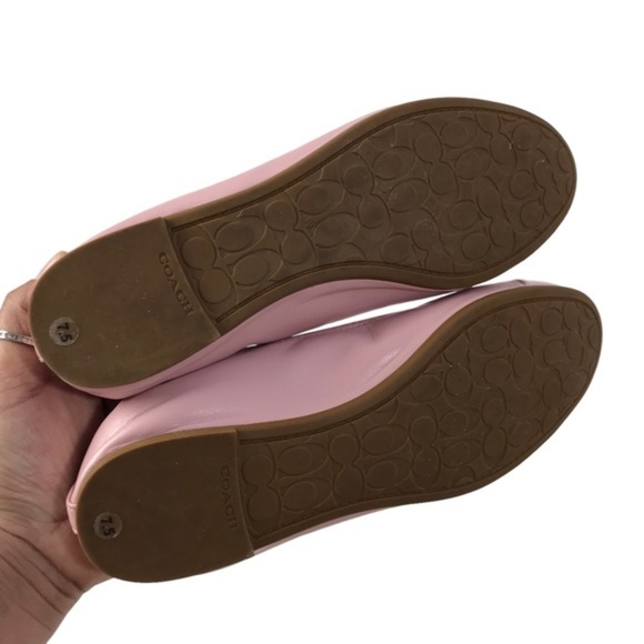 Coach Pink Patent Leather Flats - Picture 8 of 9